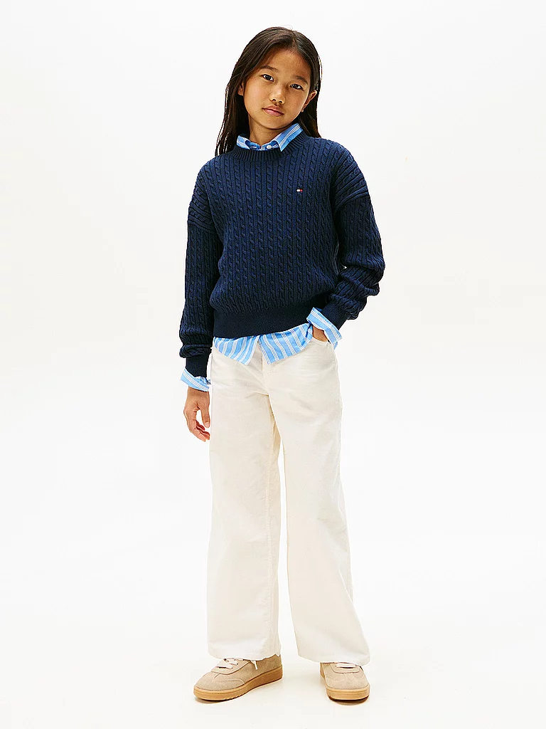 Tommy Hilfiger Strickpullover "CABLE SWEATER" Kinder bis 16 Jahre